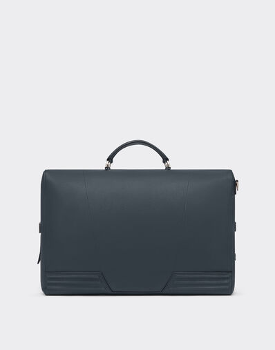 Ferrari Leather Ferrari GT bag, weekender model Navy 21100f